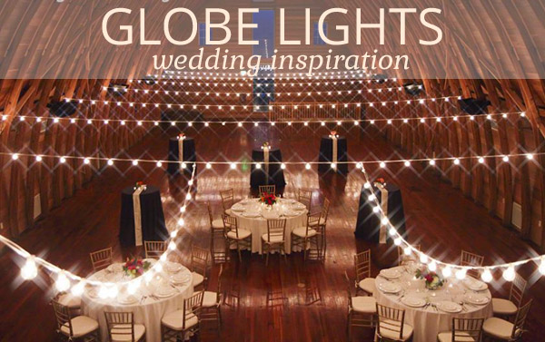 string globe lights wedding inspiration