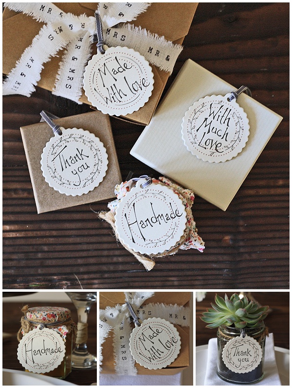 wedding gift tags handmade than you favours
