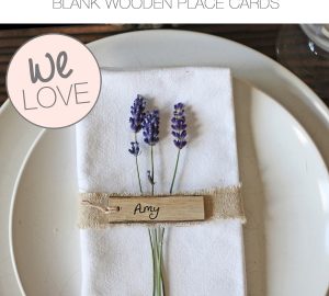 wooden place cards rustic wedding ideas