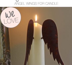 angel wings for candles winter wedding decorations