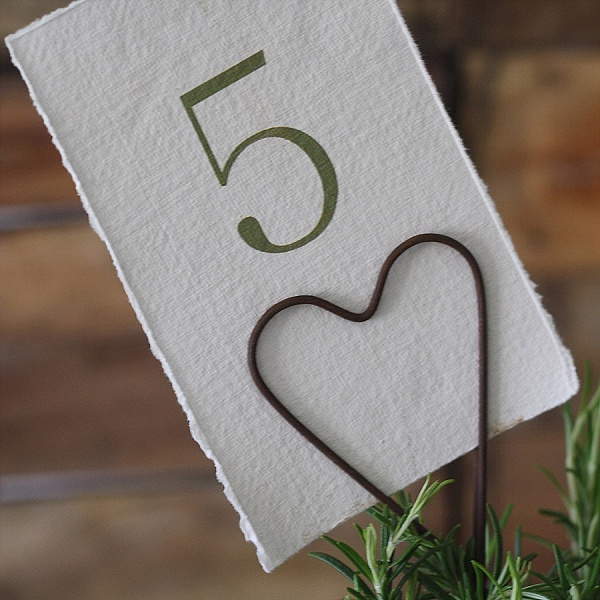 best rustic wedding table numbers ideas heart shaped table number holder