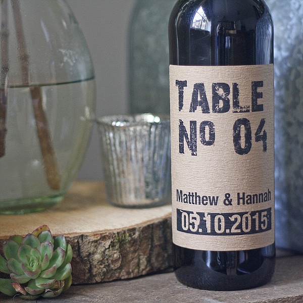 best rustic wedding table numbers ideas personalised table number stickers for wine bottles