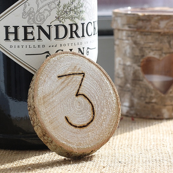 best rustic wedding table numbers ideas wooden disc tree slice with number engraved