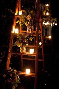 tea light holders wedding ideas decorative ladders