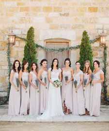 blush pink bridesmaids dresses