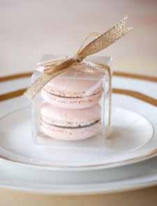 blush pink wedding ideas pink macarons as wedding favours