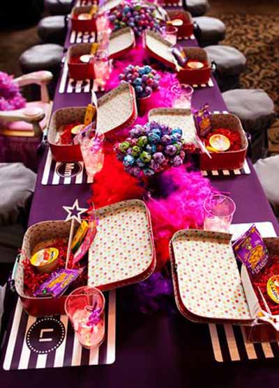 use small suitcases for childrens wedding activity packs