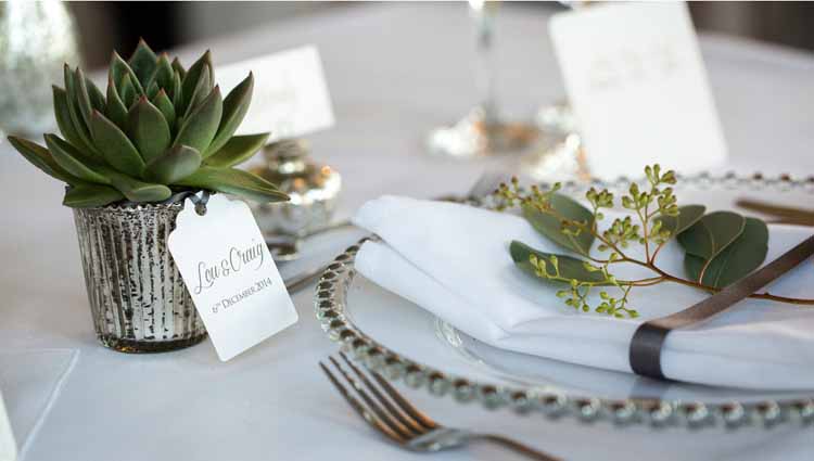 Mercury Silver Tea Light Holders  Used To Hold Succulent Wedding Favours