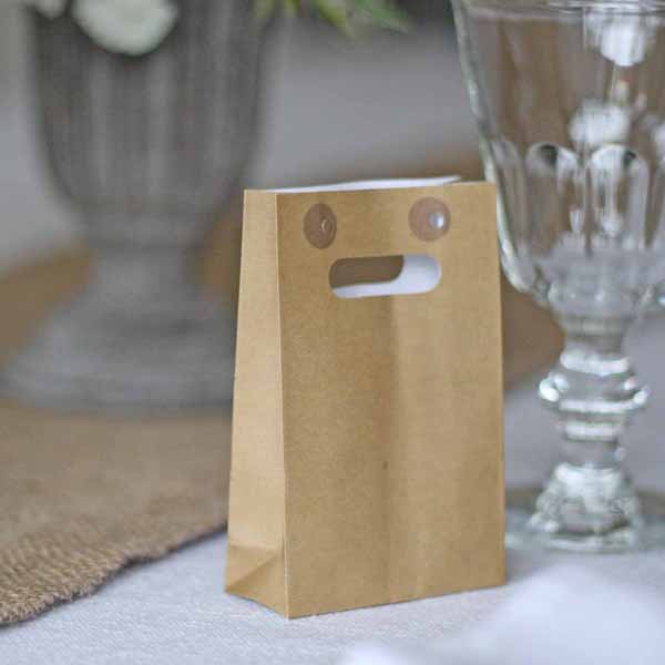 brown paper wedding favour bags for sale