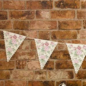 pretty floral bunting