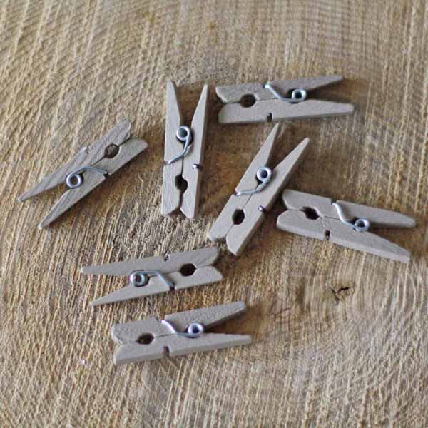 tiny pegs for DIY craft projects
