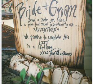 alternative wedding guest book idea suggestions for our bucket list