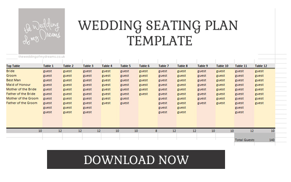 Table Seating Chart Template Free from blog.theweddingofmydreams.co.uk