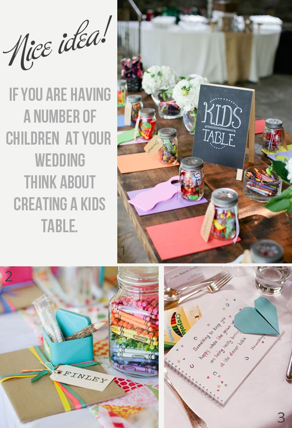 Should You Have a Kids Table at Your Wedding?