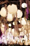 paper lanterns with flowers available from www.theweddingofmydreams.co.uk