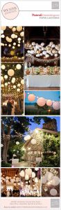 paper lanters for weddings inspiration board
