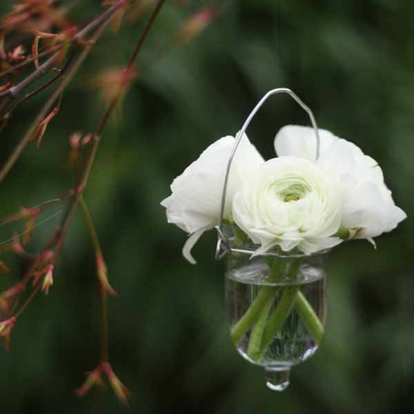 summer wedding decoration ideas hanging flower vases