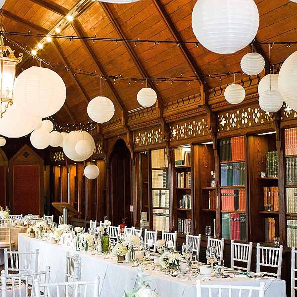 summer wedding decoration ideas white paper lanterns