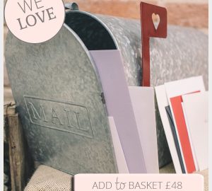 american style wedding mailbox