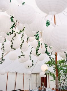 wedding paper lanterns hanging decorations