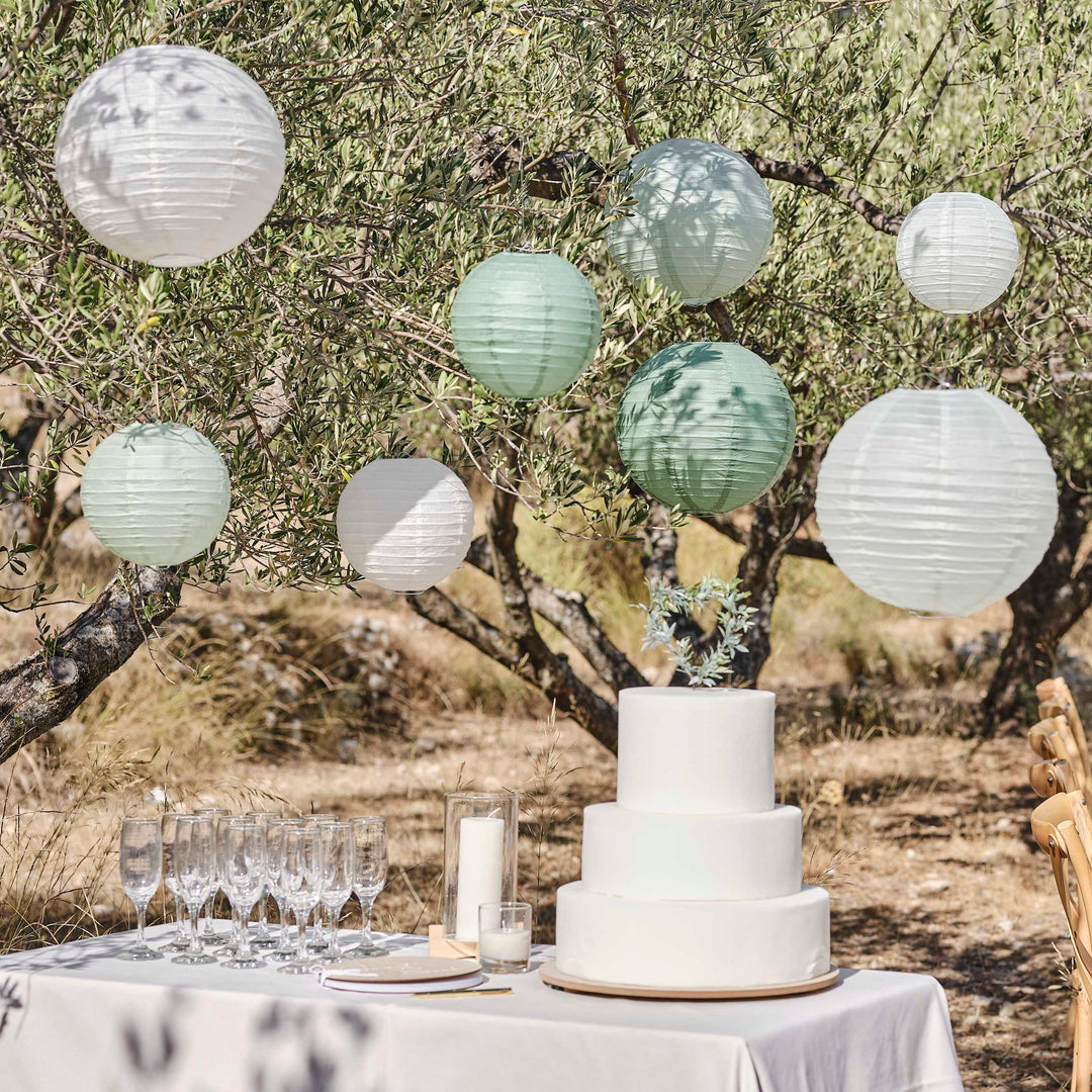 Wedding paper lanterns for shop sale