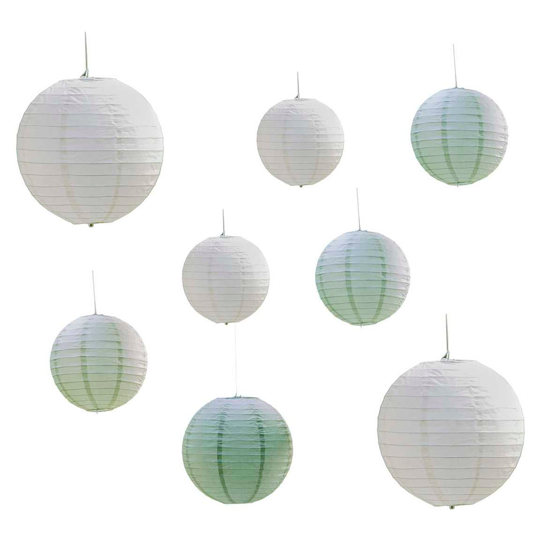 wedding paper lanterns hanging decoratiosn