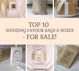 top 10 wedding favour bags and boxes for sale