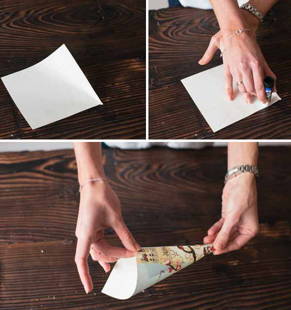 how to make paper confetti cones step by step guide