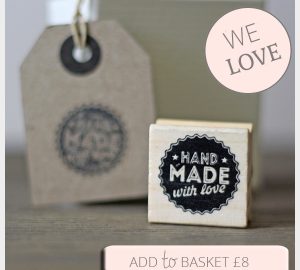 handmade stamp for handmade wedding decorations and details