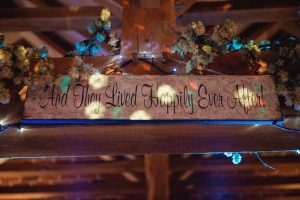 happily ever after wedding sign rustic barn wedding decorations