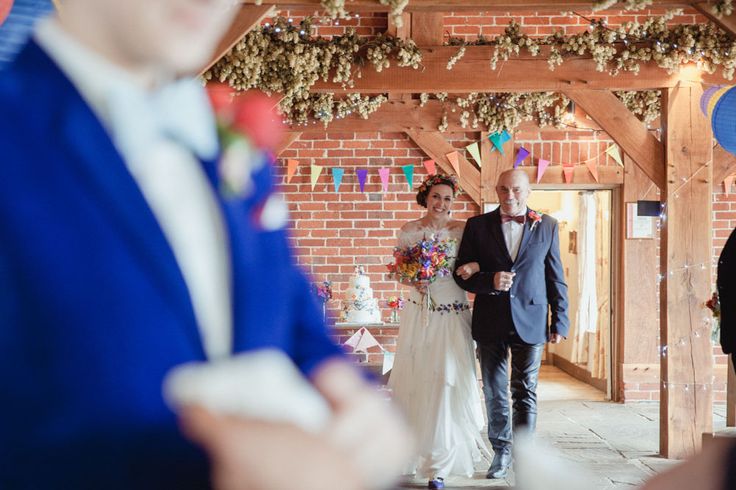 same sex wedding bright colourful rustic barn wedding decorations and ideas (4)