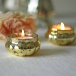 gold tea light holders