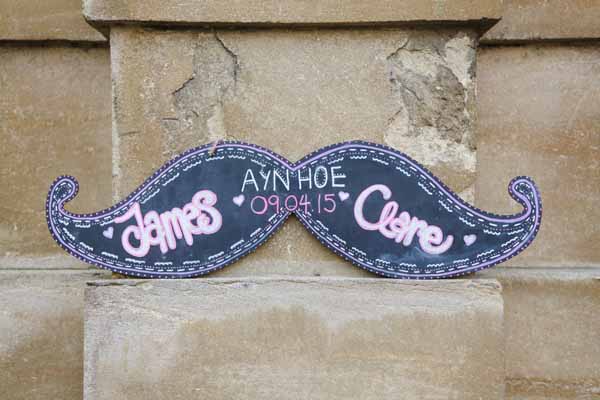 Real Wedding at Aynhoe Park Bright Pink Fun Wedding Decorations What A Cool Venue (10)