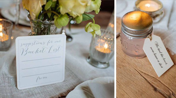 shot glass wedding favours suggestions for our busket list alternative wedding guest book idea