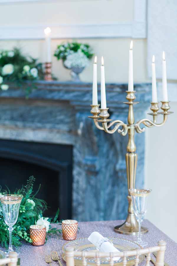 gold candelabra for weddings for sale (3)