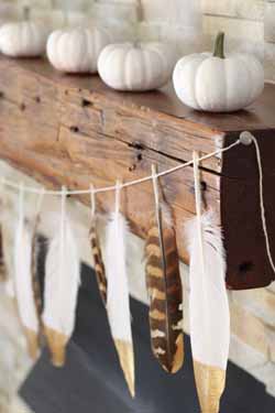 halloween wedding ideas - paint pumpkins white