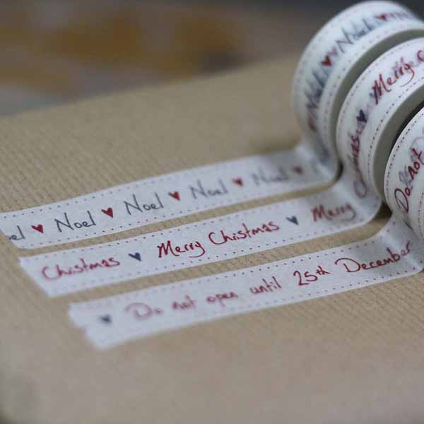christmas tape for wrapping gifts