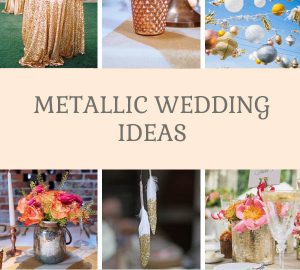 Metallic Wedding Ideas by @theweddingomd