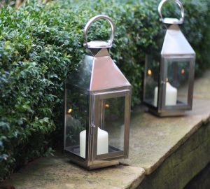 Silver Lantern for Outside at Weddings available from @theweddingomd