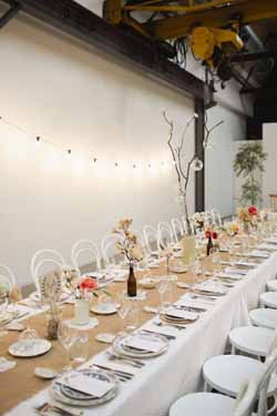 long wedding guest tables