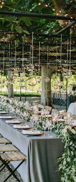 long wedding guest tables