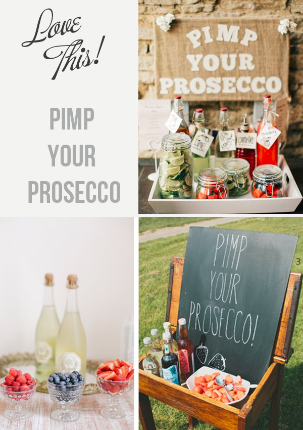 pimp your prosecco bar for weddings