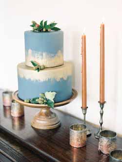 dusky blue wedding ideas