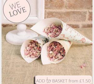 Natural confetti petals (biodegradable) available from @theweddingomd
