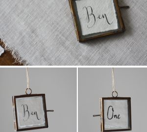tiny frames for wedding escort cards