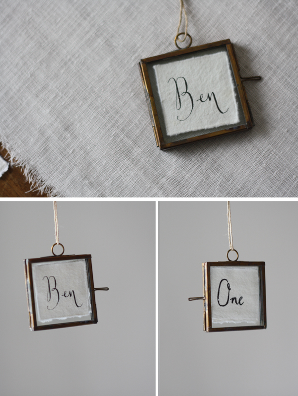 tiny frames for wedding escort cards