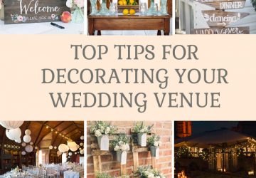 Top tips for decorating your wedding venue put together by @theweddingomd