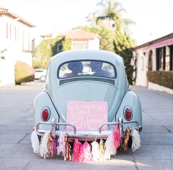 tassel garlands for wedding getaway cards