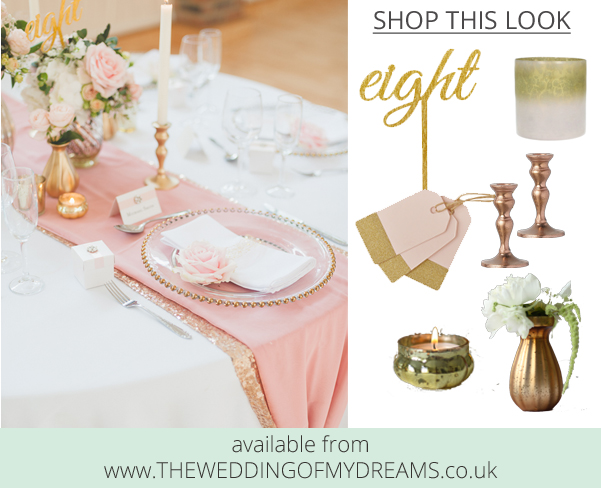 Pink and gold wedding table styling shop this look at The Wedding of my Dreams @theweddingomd