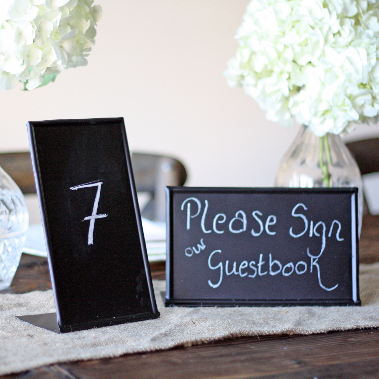 Small Blackboard Signs For Weddings - Free Standing
